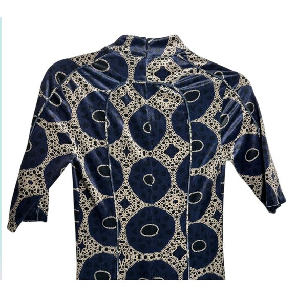 Sea New York Hana Velvet maxi dress size small Dark blue size small NWT - Picture 3 of 10